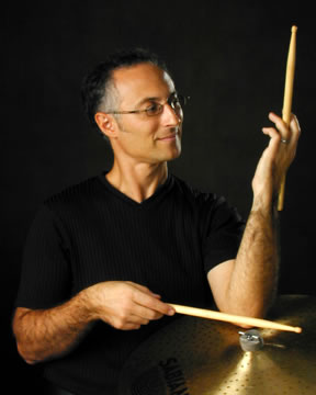 Reuben Hoch at the Drums