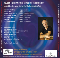Back Cover for the Live CD at BCPA - 2001